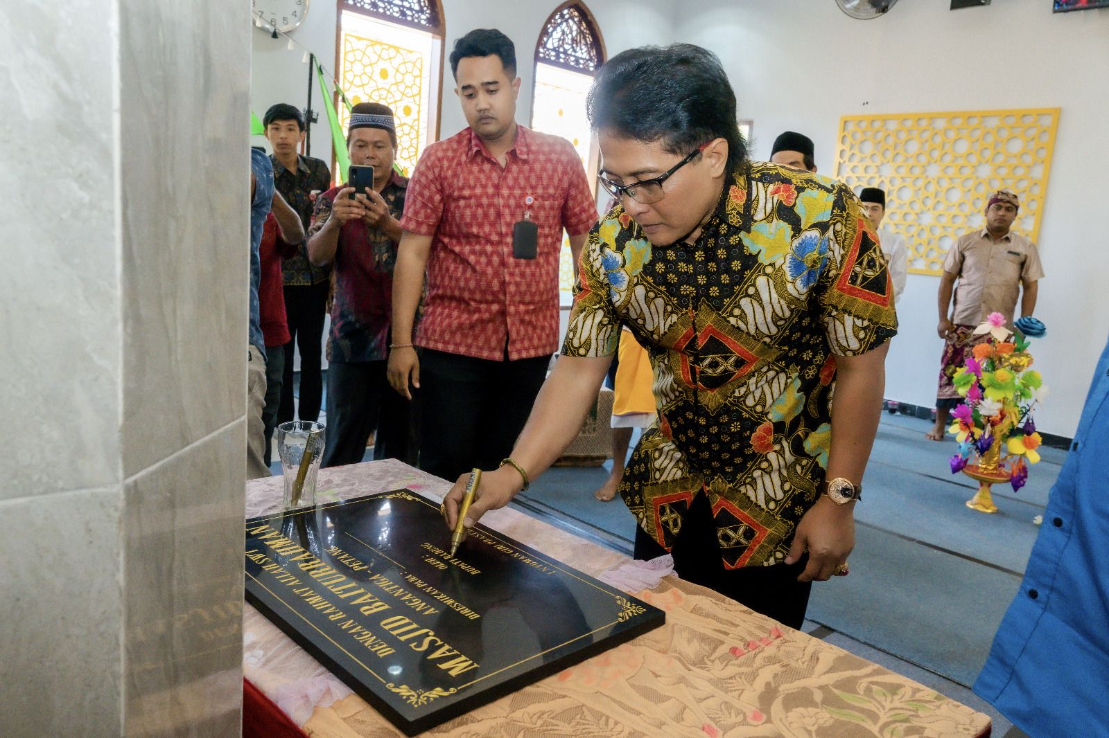 podiumnews.com-Bupati Badung Resmikan Masjid Baiturrahman Angantiga 